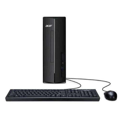 ACER Aspire XC-1725_BARR SFF AMD Ryzen 5 7430U RAM 8GB-SSD 512GB NVMe-AMD Radeon Graphics-Wi-Fi 6E + Gigabit LAN-Tastiera Copilot Mouse-Win 11 Home Nero (DT.BV9ET.003)