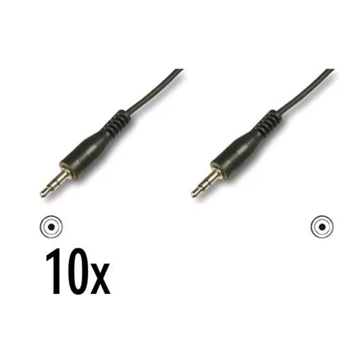 Nilox Cavo Audio Jack 3 5 M/M 1.5 m Nero Conf 10 Pz.