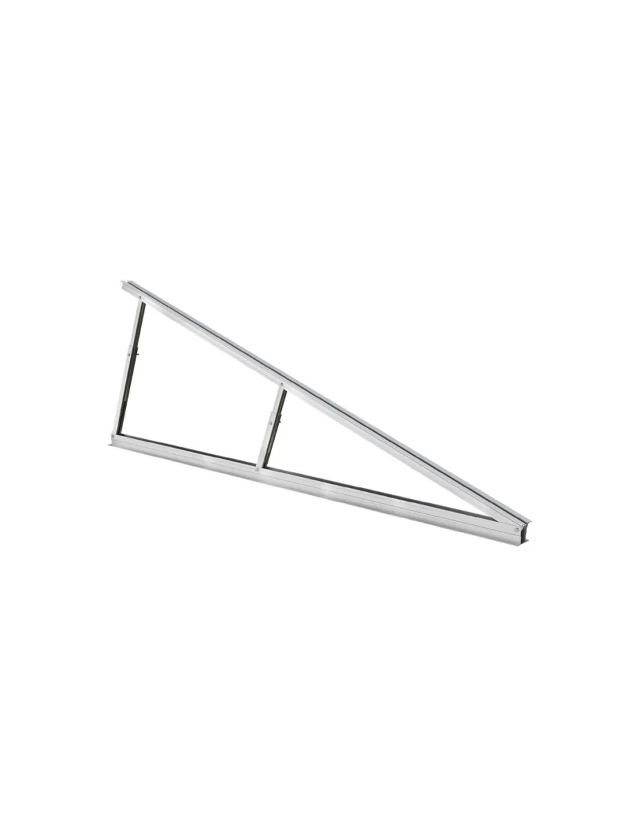 Kit cavalletto inclinazione regolabile 20°-25° ipotenusa 2400mm per doppio modulo in orizzontale - KPR2-2400