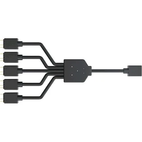 Cooler Master Cavo Splitter ARGB 1-5 3-Pin LED Connector, 58 cm Nero