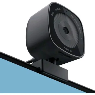 Dell WB3023 Webcam 2K Quad HD 2560 x 1440 Pixel 60 FPS Autofocus High Dynamic Range con Microfono USB 2.0 Nero