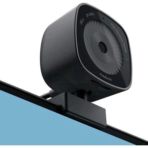 Dell WB3023 Webcam 2K Quad HD 2560 x 1440 Pixel 60 FPS Autofocus High Dynamic Range con Microfono USB 2.0 Nero