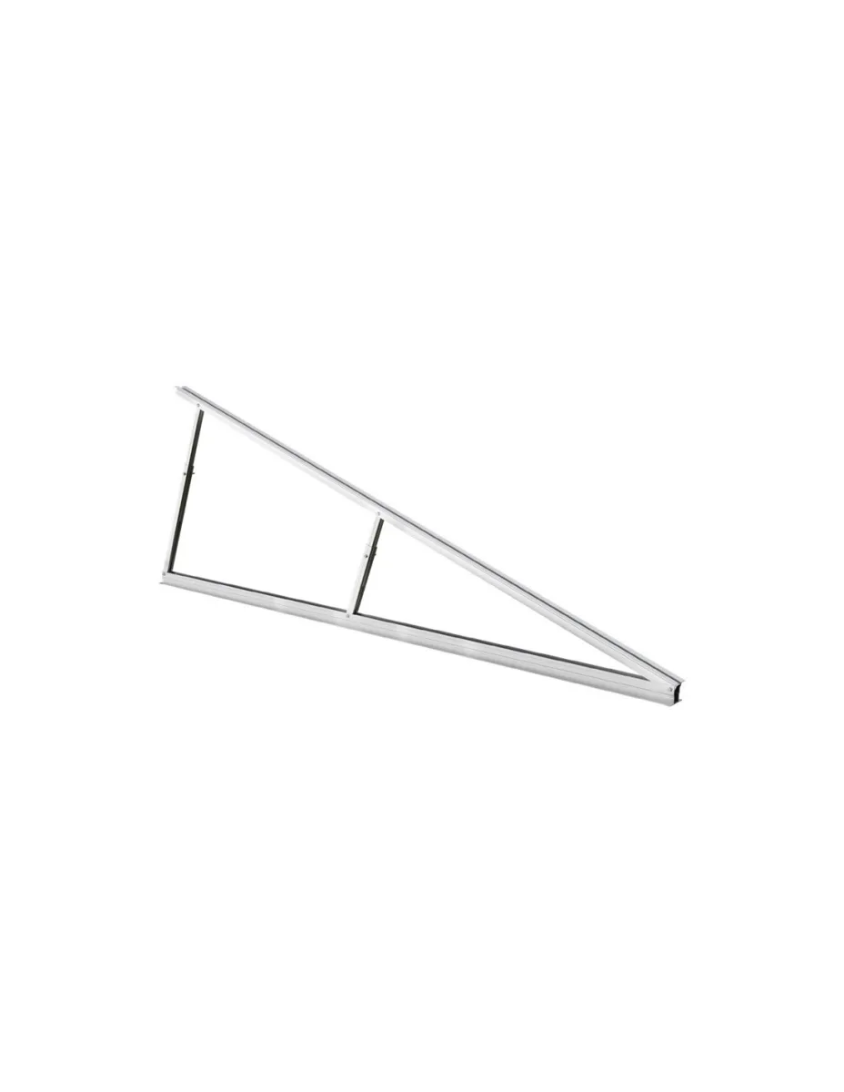 Kit cavalletto inclinazione regolabile 20°-25° ipotenusa 2850mm per doppio modulo in orizzontale - KPR2-2850