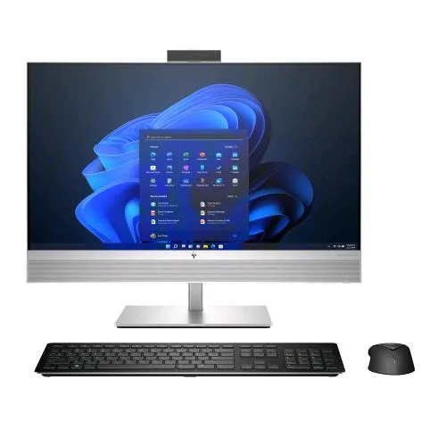 HP Eliteone 870 G9 All in One 27" i7-14700 RAM 16GB-SSD 512GB NVMe-Intel UHD Graphics 770-Altoparlanti Web Cam 5MPX-Wi-Fi 6E + Gigabit LAN-Tastiera e Mouse-Win 11 Prof (D57L4ET#ABZ)