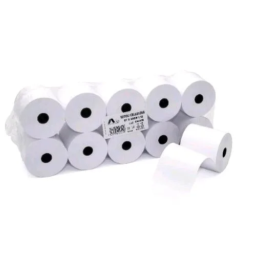 Rotolificio Pugliese Rotolificio Puglese Rotolo in Cellulosa per Calcolatrice 57 mm x 35 m Anima 12 mm Bianco Conf 10 Pz.