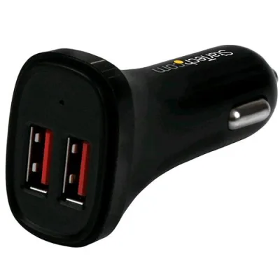 Startech Caricatore da Auto con Doppia Porta USB 24W/4.8A Colore Nero