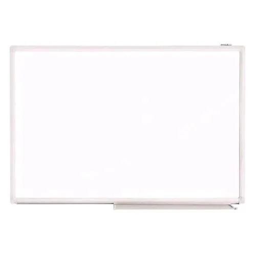 Iternet Lavagna Magnetica 45X60 cm in Acciaio Laccato con Vaschetta Porta Accessori Bianco