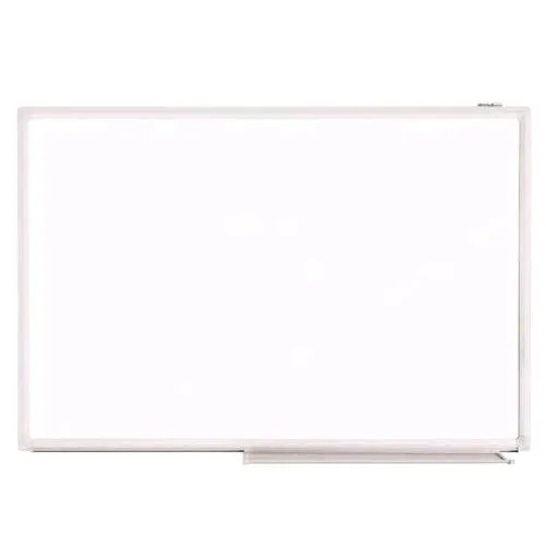 Iternet Lavagna Magnetica 90X120 cm in Acciaio Laccato con Vaschetta Porta Accessori Bianco