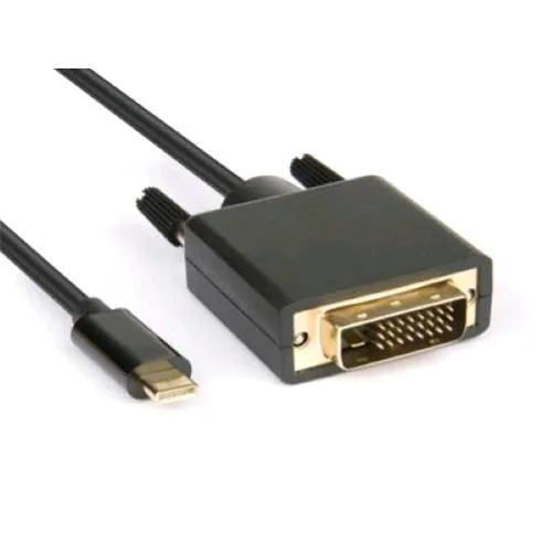 Hamlet Xvauc-DV4K20 Cavo Adattatore USB-C 3.1 To DVI M 4K 2K 2m Black