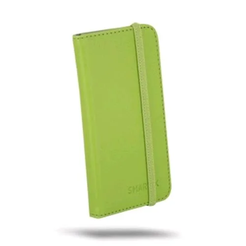 Atlantis Land Atlantis Flip Cover Universale per Smartphone 4" in Pelle Colore Verde