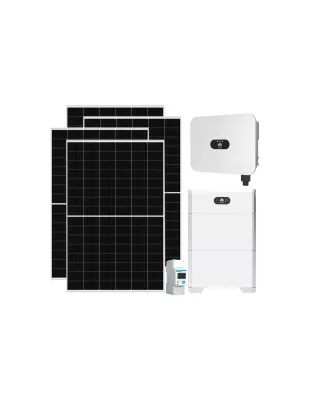 Kit fotovoltaico monofase 5005W inverter 4.6kW Huawei batteria al litio 10kWh LUNA2000