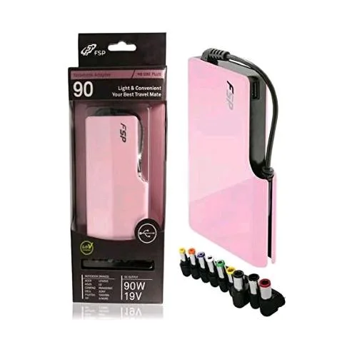 FSP Fortron FSP-NBQ90PLUS Plus Adattatore e Invertitore Interno 90 W Rosa