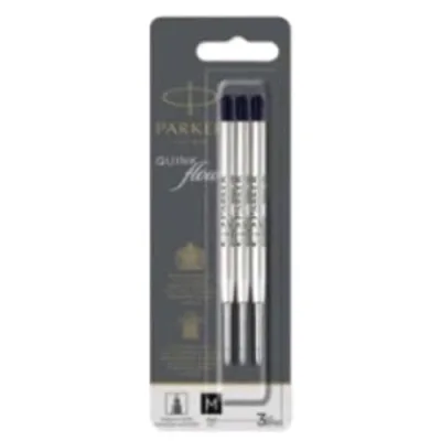 Parker Refil per Penna a Sfera Quinkflow Inchiostro Nero Conf 3 Pz.