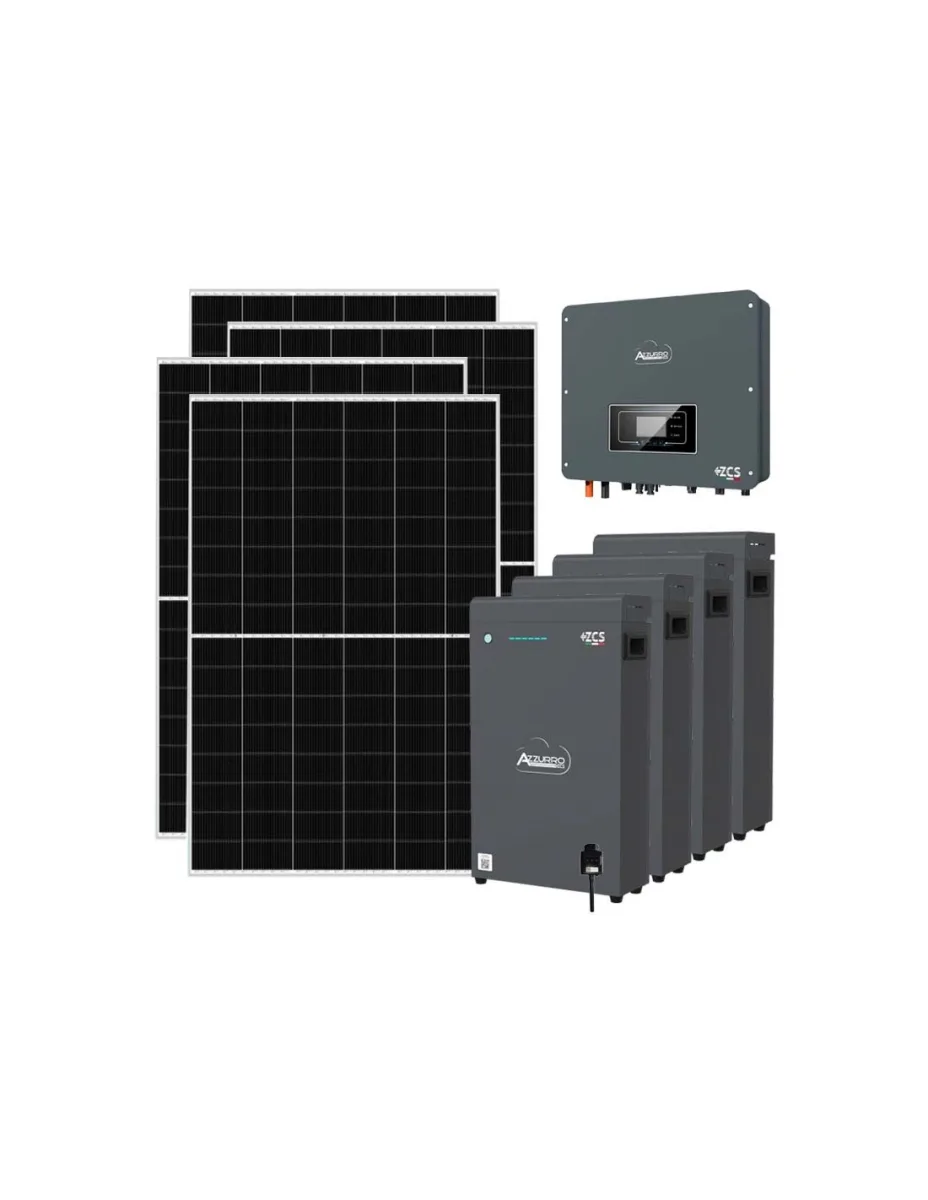 Kit fotovoltaico monofase 6825W inverter 6kW batteria al litio 20.4kWh LV ZSX5000 S Zucchetti