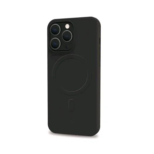Celly Apple iPHONE 15 Pro Max Cover in Morbido Tpu Magsafe Nero