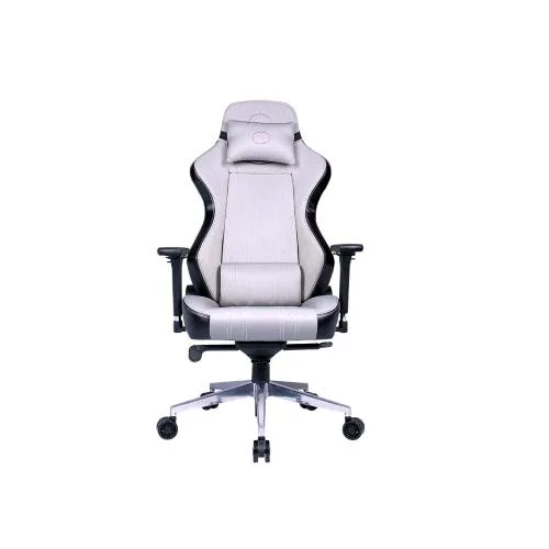 Cooler Master Gaming Caliber X1C E' un Sedia Gaming Regolabile con Braccioli 4D e Cuscini Ergonomici Bianco Nero