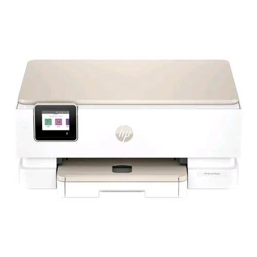 HP Envy Photo 7230 Stampante Multifunzione Ink Jet a Colori A4 Wi-Fi Scanner Piano USB Bianco Beige