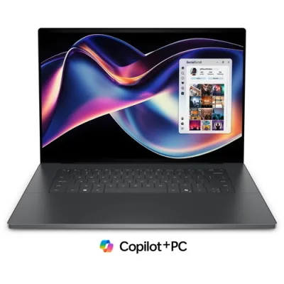 Dell XPS 16 DA16260 Copilot+ PC 16" OLED 3.2K Touch Screen Intel Core Ultra X7 358H RAM 32GB-SSD 1TB NVMe-Intel Arc B390-Wi-Fi 7 Tri-Band-Win 11 Prof Grafite (H48MW)