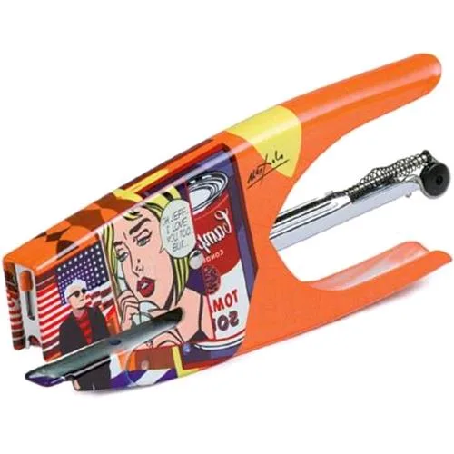 Iternet Pop Office Collection Cucitrice a Pinza Passo 6 Capacita' di Cucitura 15 Fogli Tipo Punti Serie 64/48 mm Col. Assortiti