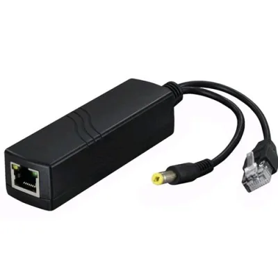 Atlantis Land A02-POE-Split Splitter per Periferiche Non POE Max 12V/15W Max Distanza Cavo Ethernet 100m Colore Nero