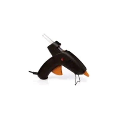 Lebez Pistola Termocollante in Plastica Diametro 11 mm + 2 Stick Col. Nero