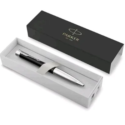 Parker Sfera Urban Twist Muted Black CT Penna a Sfera Punta 1 mm Inchiostro Nero Confezione Rgalo