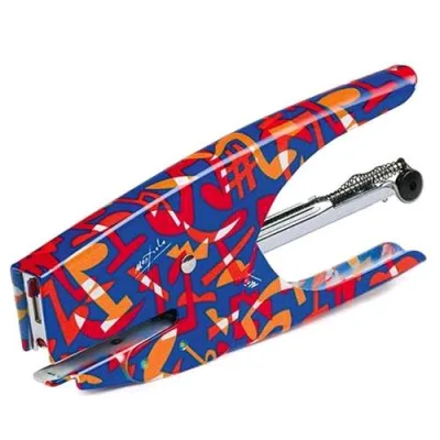 Iternet Pop Office Collection Pop Art Cucitrice a Pinza Capacita' di Cucitura 15 Fogli Tipo Punti Serie 64/48 mm