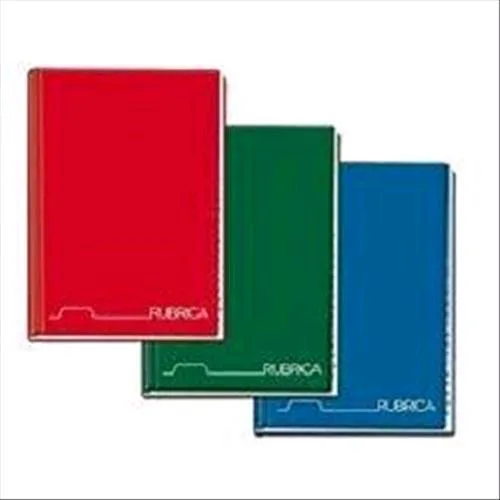 Blasetti Rubrica Telefonica Cartonata 210X297 mm A4 96 Fogli 70 g Col. Assortiti