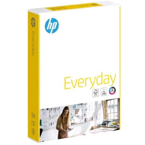 HP Everyday Risma da 500 Fogli 75 g 21 x 29.7 cm A4 Bianco Conf 5 Pz.