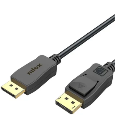 Nilox Cavo Displayport 1.4 20 Pin Maschio Maschio 8K 60Hz 4K 120Hz 3 m Nero