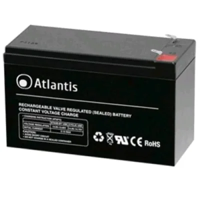 Atlantis Land A03-BAT12-7.0A Batteria Ermetica al Piombo 12V 7AH per UPS Antifurti Sirene