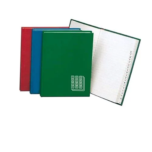 Blasetti Rubrica Telefonica Cartonata Filo Refe 150X210 mm A5 96 Fogli 70 g Col. Assortiti
