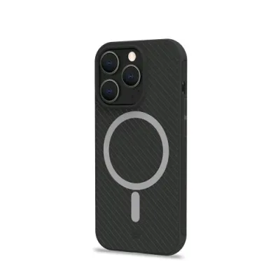 Celly Apple iPHONE 15 Pro Max Cover Ultramag Compatibile Magsafe in Tpu + Policarbonato Black
