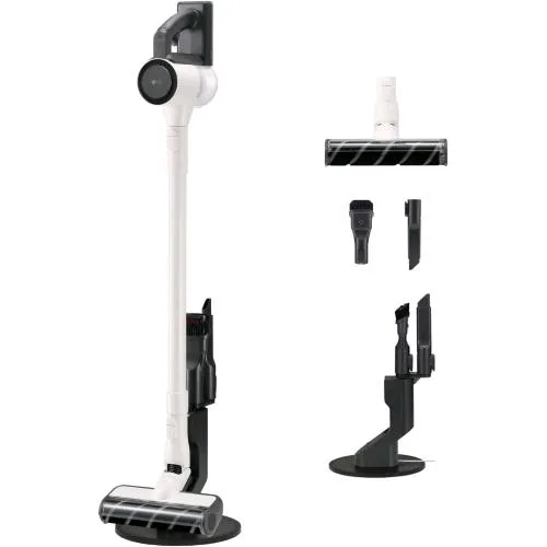 LG Cordzero A9 Air Aspirapolvere Senza Fili 150 W Autonomia 40 Min Spazzola Parquet 2 Accessori Autoportante Corpo Leggero 1.97 kg Base Porta Accessori Beige