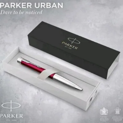 Parker Urban Vibrant Magenta Penna a Asfera a Scatto Tratto 0.7 mm Inchiostro Blu Confezione Regalo