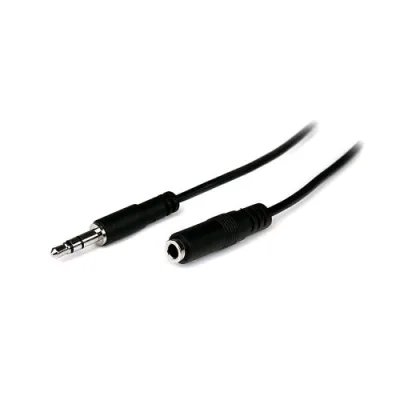 Startech Cavo Audio Prolunga 1 x M Jack 3.5 1 x F Jack 3.5 mm 1 M Nero