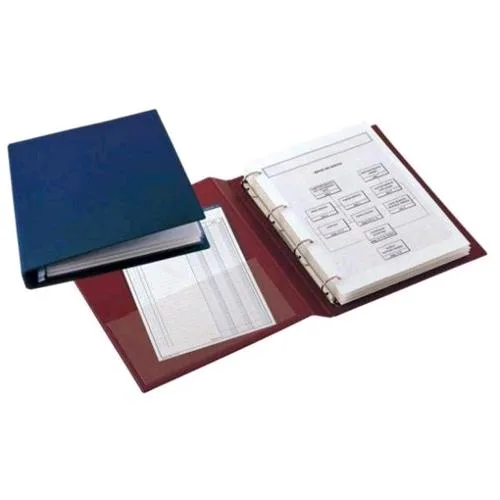 Sei Rota Sanremo Raccoglitore 4 Anelli a D da 25mm in Colpan 350X500MM Dorso 4.5cm Col.blu