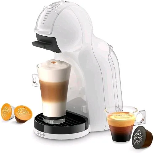 Delonghi Nescafe' Dolce Gusto Mini Me 2 Macchina per Caffe' Espresso in Capsule Bevande Calde e Fredde 0.8 l 15 Bar Spegnimento Automatico Bianca