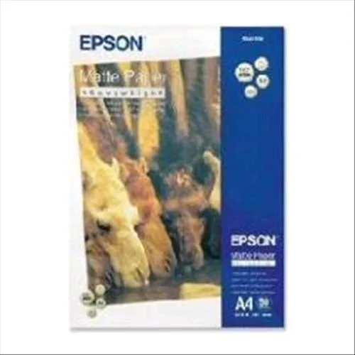 Epson C13S041256 Conf 50 Fogli Carta Fotografica Formato A4 167 g/M2 Colore Bianco Opaco
