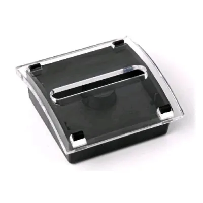 Iternet Zig Zag Dispenser per Foglietti Adesivi Formato Pocket 105X37 mm Trasparente