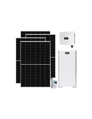 Kit fotovoltaico monofase 6370W inverter 6kW Huawei batteria al litio 15kWh LUNA2000