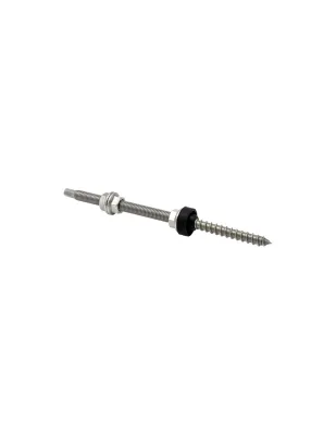 Vite doppio filetto M10x200mm STA10200 - ancorante per legno