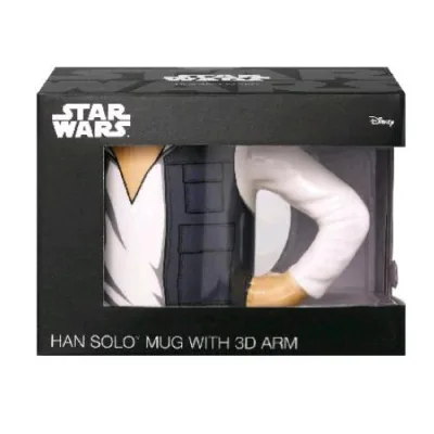 Exquisite Gaming Star Wars Tazza da Caffe' 3D 15X8.5X10 cm in Ceramica Han Solo