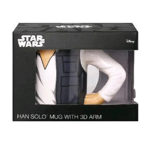 Exquisite Gaming Star Wars Tazza da Caffe' 3D 15X8.5X10 cm in Ceramica Han Solo