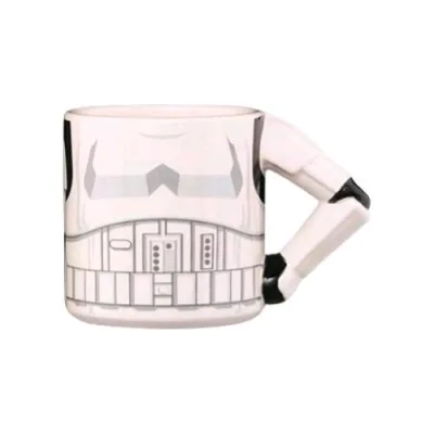 Exquisite Gaming Star Wars Tazza da Caffe' 3D 15X8.5X10 cm in Ceramica Stormtrooper