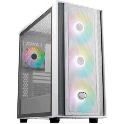 Cooler Master Masterbox 600 BTF ARGB Middle Tower Minitx/Matx/ATX/E-ATX Vetro Temperato Bianco