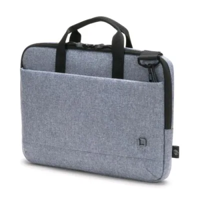 Dicota Eco Slim Motion Borsa per Notebook da 11.6" in Pet Tasca Interna a Bustina e Tasca Frontale con Tracolla Blu Denim