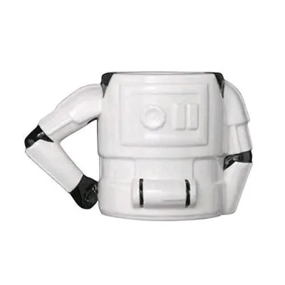 Exquisite Gaming Star Wars Tazza da Caffe'' 3D 15X8.5X10 cm in Ceramica Storm Trooper