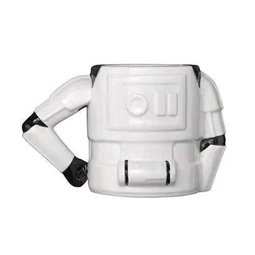 Exquisite Gaming Star Wars Tazza da Caffe'' 3D 15X8.5X10 cm in Ceramica Storm Trooper