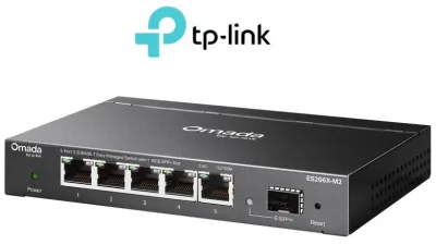 SWITCH OMADA 5-PORTGB EASY MANAGED 5XGB RJ45P DESKTOP STEEL INTEG SDN